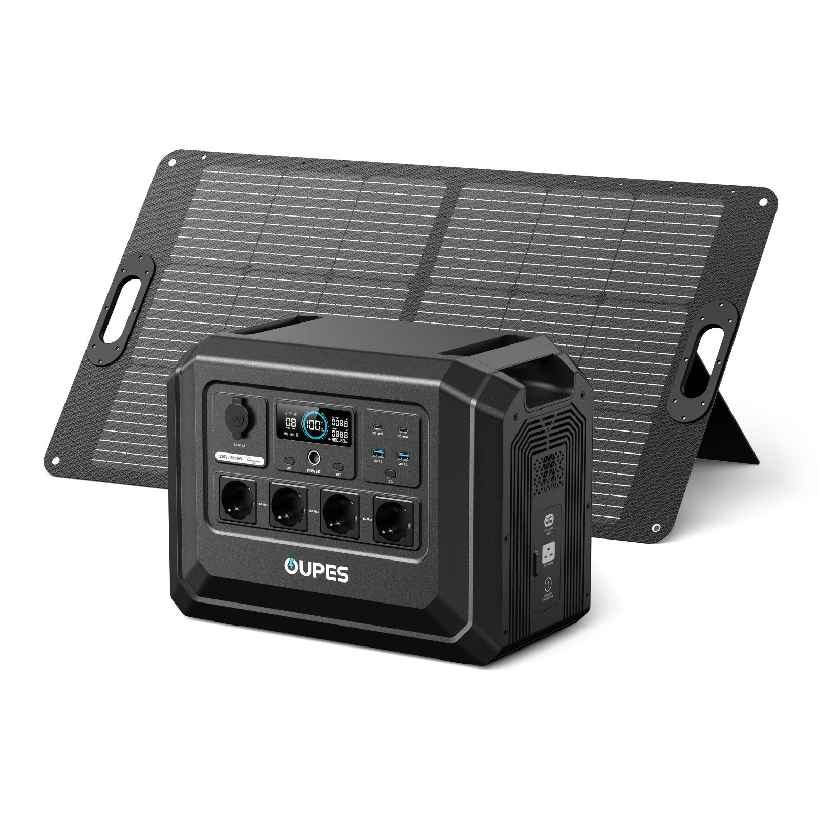 Neue OUPES Mega 1 Notstrom- und mobile Powerstation für Zuhause | 2000 W 1024 Wh