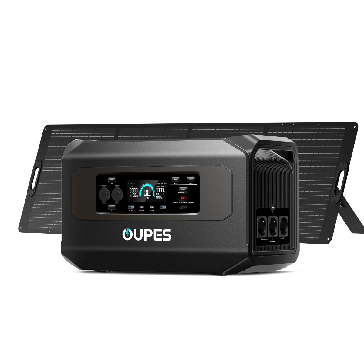 OUPES Mega 1 Notstromversorgung für Zuhause & Tragbare Powerstation | 2000 W 1024 Wh