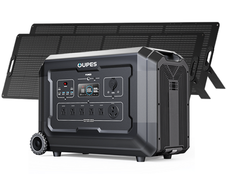 OUPES Mega3 Power Station With 2*240W Solar Panel