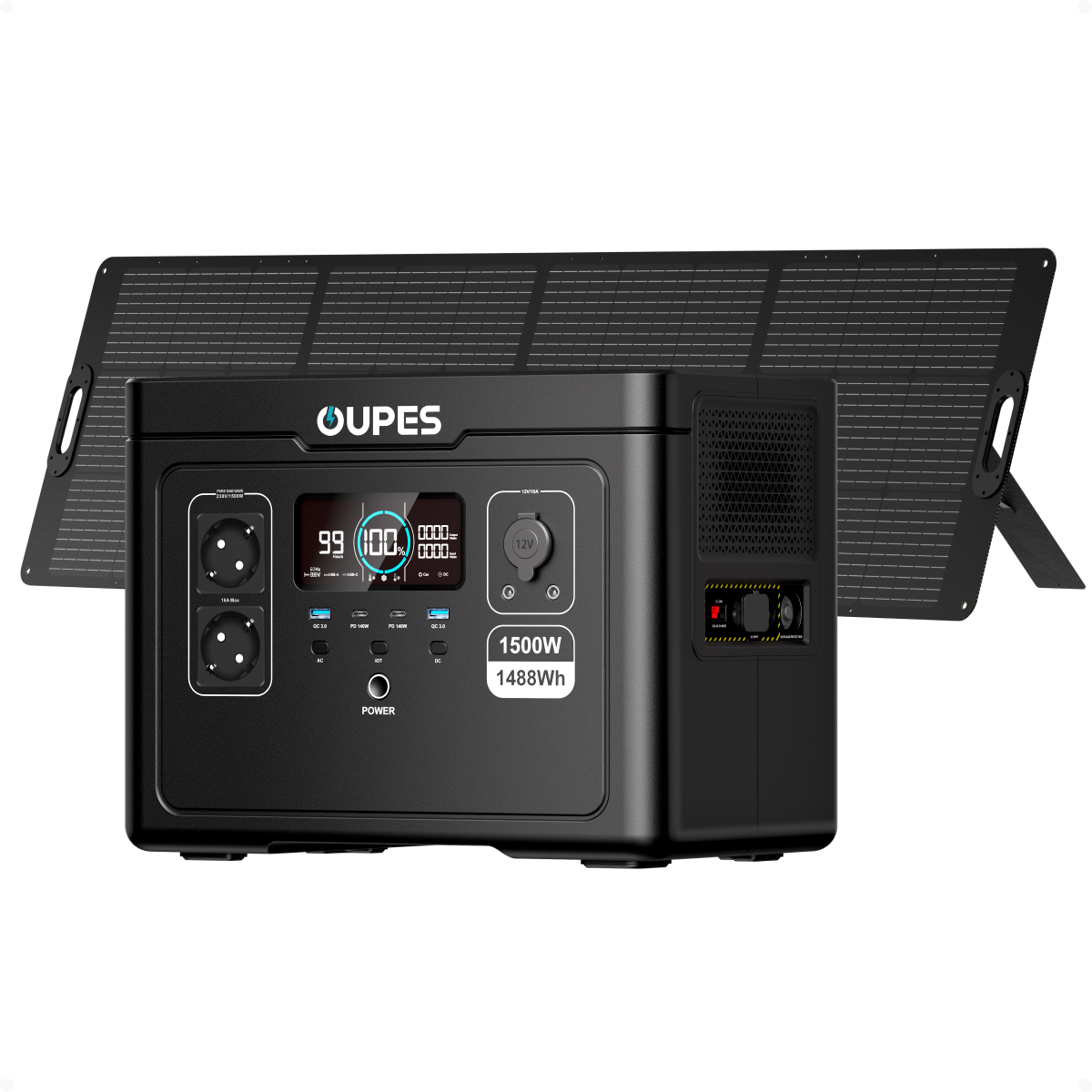 OUPES Exodus 1500 + 240W Solar Panel | Solar Generator Kits