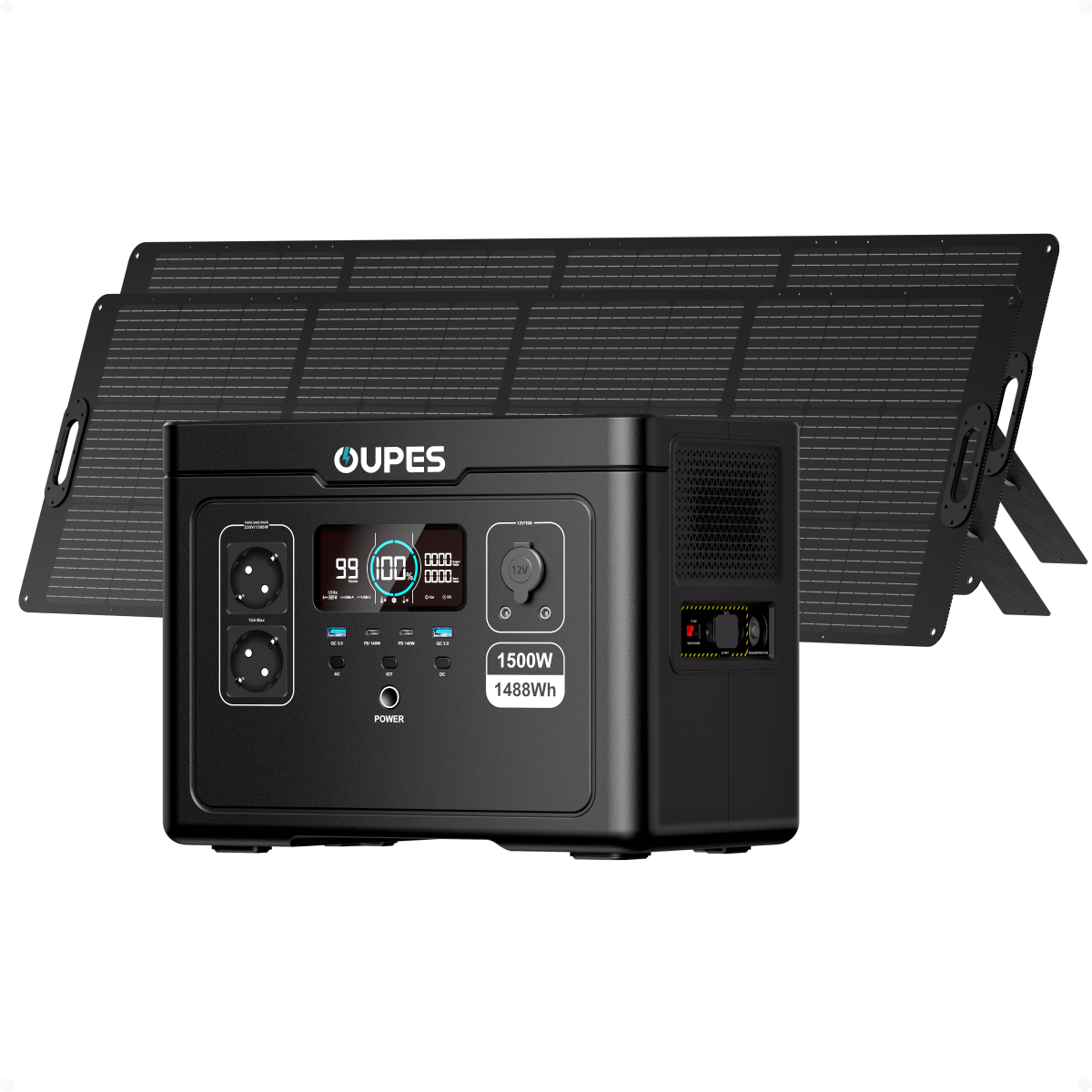 OUPES Exodus 1500 Portable Power Station | 1500W 1488Wh