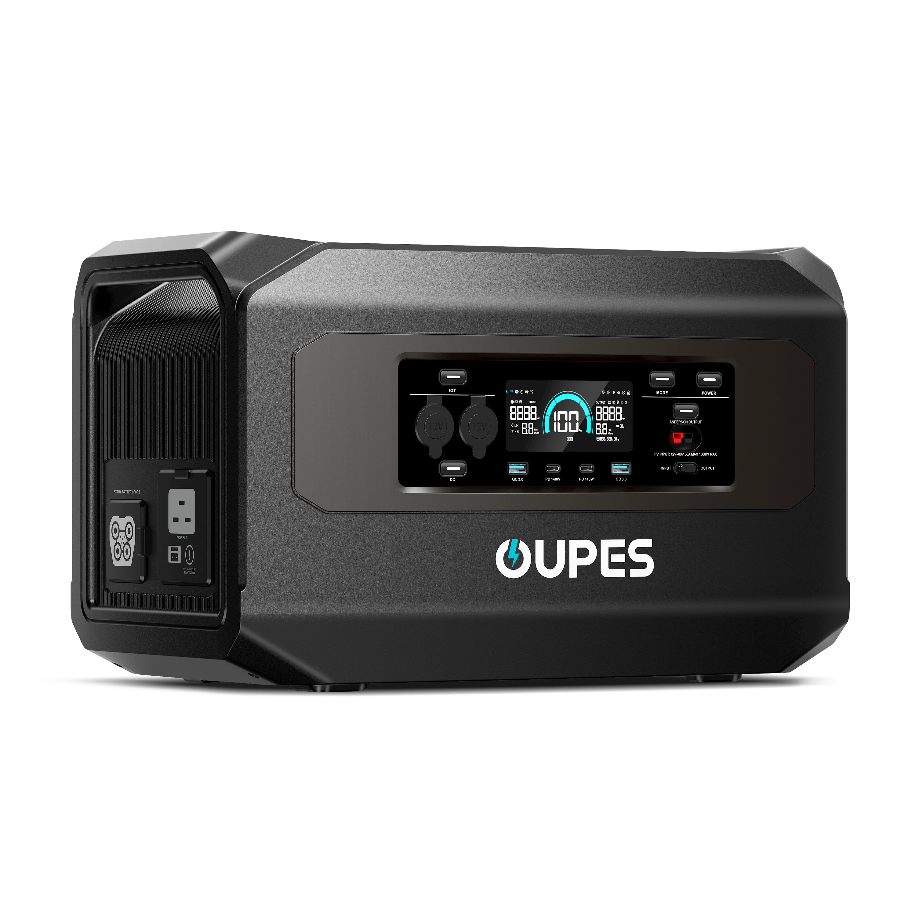 OUPES Mega 1 Notstromversorgung für Zuhause &amp; Tragbare Powerstation | 2000 W 1024 Wh
