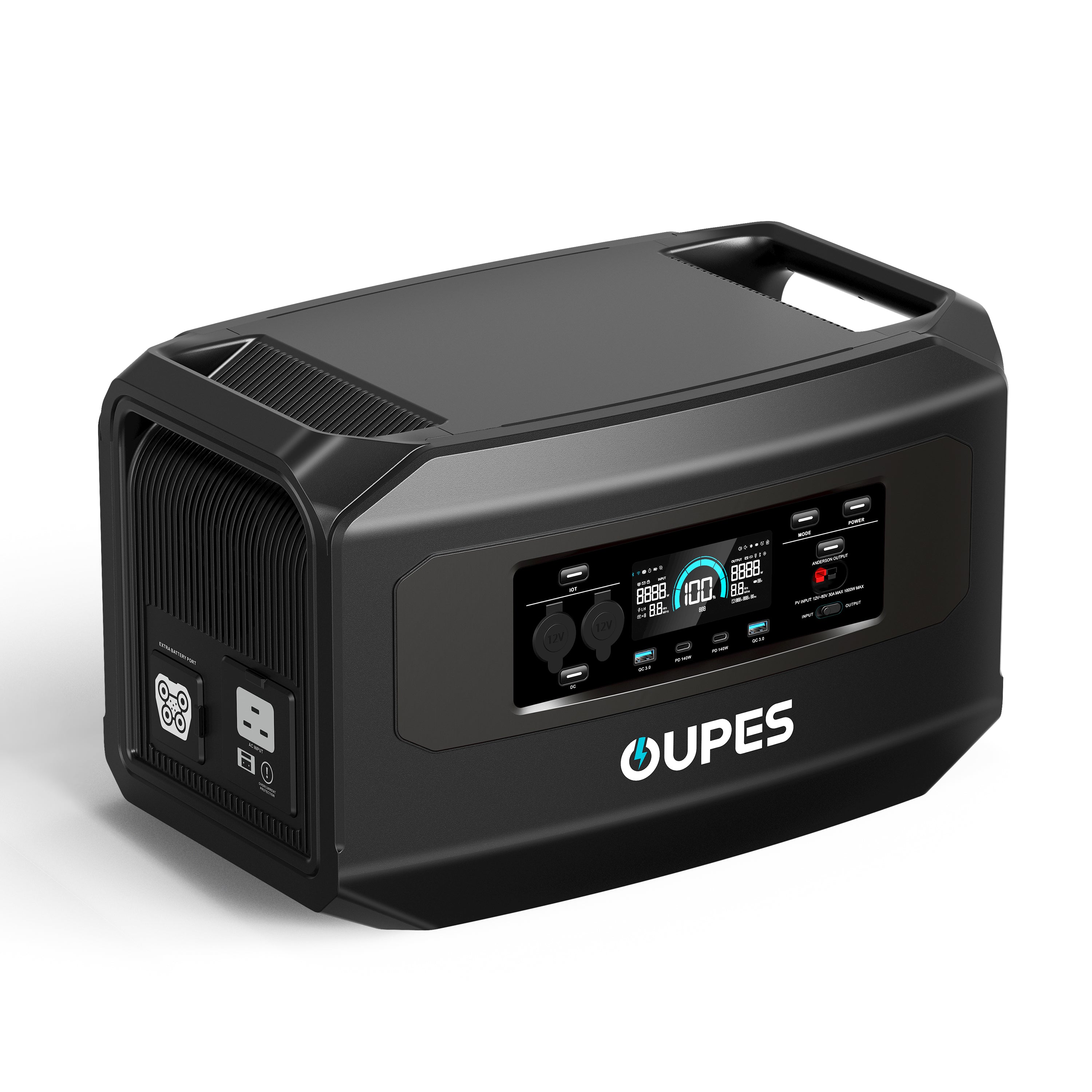 OUPES Mega 1 Notstromversorgung für Zuhause &amp; Tragbare Powerstation | 2000 W 1024 Wh